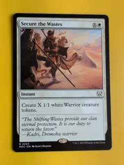 Secure the Wastes. MOC rare Instant Magic the Gathering Card. - Image 2
