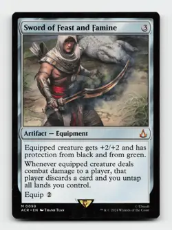 Sword of Feast and Famine Universes Beyond: Assassin's Creed MTG Cards - Image 1