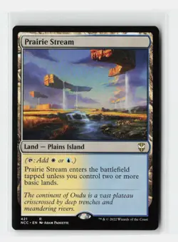 Prairie Stream Commander: Streets of New Capenna Magic The Gathering MTG Card - Image 1