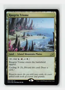 Raugrin Triome Prerelease Cards FOIL Magic The Gathering MTG Card - Image 1