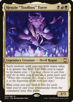 Henzie "Toolbox" Torre NonFoil New Capenna Commander 2 NM MTG - Image 1