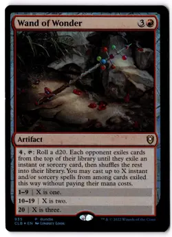 Wand of Wonder Foil P Unique and Miscellaneous Promos 935 NM Commander CLB - Image 1