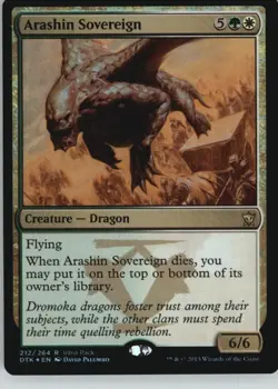 Arashin Sovereign 212 Rare Dragons of Tarkir Magic: The Gathering Near Mint - Image 1