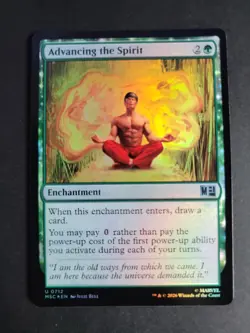 Advancing the Spirit (Foil) Uncommon MTG Marvel Super Heroes Commander - Image 1
