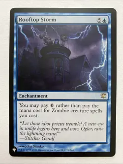 Rooftop Storm [The List] Magic MTG Innistrad NM - Image 1