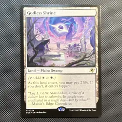 Wizards of the Coast MTG Godless Shrine Edge of Eternities Rare Regular EN 0254 - Image 1