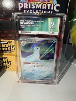 Pokemon TCG Dewgong Illustration Rare 097/094 Phantasmal Flames - ACE 9 - Image 1