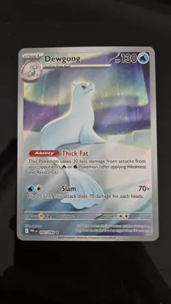 Dewgong 097/094 Illustration Rare Phantasmal Flames Pokemon Holo NM/M - Image 1