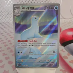 Pokemon TCG - Dewgong 097/094 - Phantasmal Flames - Illustration Rare Card - Image 1