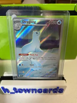 2025 POKEMON Phantasmal Flames DEWGONG ILLUSTRATION RARE #097/094 Q3108 - Image 1