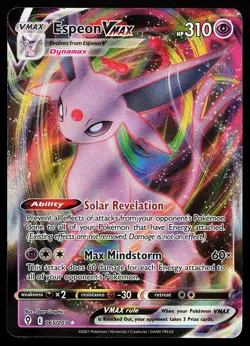 Espeon VMAX 065/203 Holo Evolving Skies Pokemon Card - Image 1