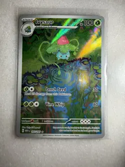 Pokemon TCG Ivysaur Scarlet Violet-151 Holo Card 167/165 IR English - Image 1