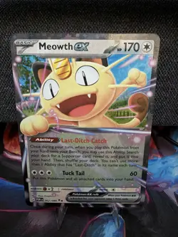 Meowth EX 62/88 Pokemon Perfect Order NM - Image 1
