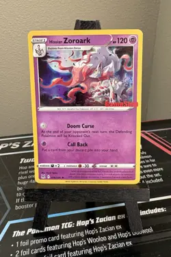 Hisuian Zoroark - 076/196 - GameStop Promo Rare - Pokemon Card - Unsealed - Image 1