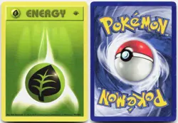 Grass Energy 99/102 Common Base Set Shadowless Pokemon 1st Edition NM/LP - Image 3