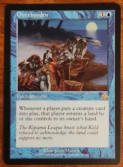 Overburden MtG Prophecy LP Magic The Gathering - Image 1