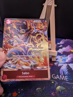 One Piece TCG Sabo - P-044 - Championship Finals 2024 Stamped Foil Promo (3) - Image 2