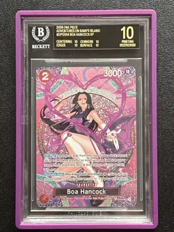 One Piece Boa Hancock SP Holo OP12-014 BGS 10 BLACK LABEL OP15 Adventure Kami - Image 1