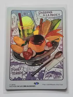 MTG OISHII! Food Token T 2013 Rainbow Foil Secret Lair Drop - Image 1