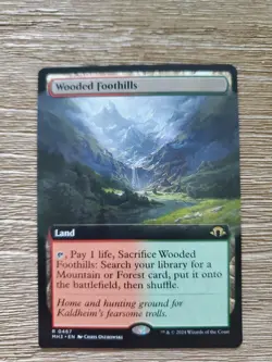 MTG Wooded Foothills Modern Horizons 3 0467 Regular Rare - Image 1