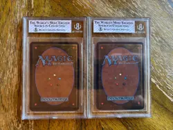 MTG Alpha 2 Card Graded Lot, BGS 5.5 Terror, BGS 8 Frozen Shade - Image 2
