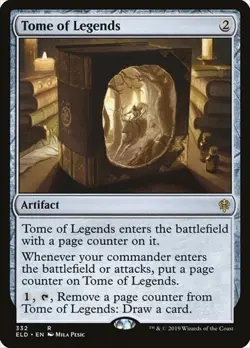 Tome of Legends - Brawl Deck Throne of Eldraine LP MTG - Image 1