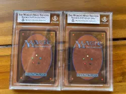 MTG Alpha 2 Card Graded Lot, BGS 8 Uthden Troll, BGS 6 Red Elemental Blast - Image 2