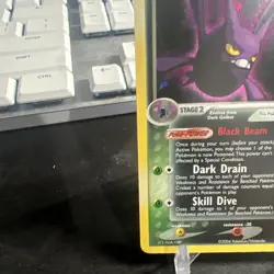 Dark Crobat 3/109 Vintage Holo Rare Stamped Reverse Pokemon Ex Rocket Returns LP - Image 4