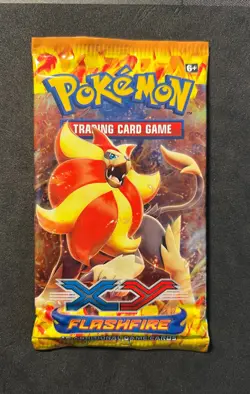 Pokemon 2016 XY Flashfire Booster Pack- Pyroar Art- New Factory Sealed - Image 1