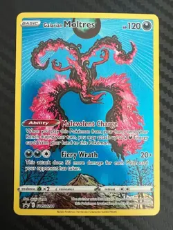 Pokemon TCG Galarian Moltres SWSH Black Star Promos SWSH284 Holo Promo NM - Image 1