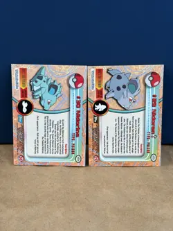 Pokemon Topps BLUE/BLACK Stamp #30 Nidorina Holo/Non Holo - Image 2