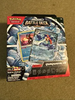 Pokemon TCG Deluxe Battle Deck Quaquaval EX NEW/SEALED w/ Radiant Greninja - Image 1