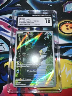 CGC 10 Psyduck 175/165 SV: Scarlet & Violet 151 Holo Pokemon TCG - Image 1