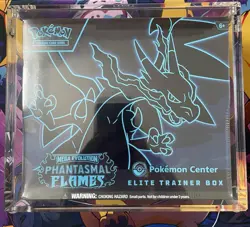 Phantasmal Flames Pokemon Center ETB With Acrylic - Image 1
