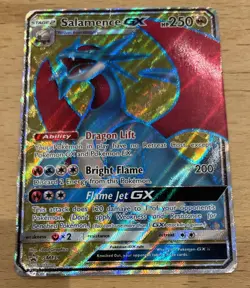 Pokemon Salamence GX SM139 Black Star Promo Full Art Ultra Rare HP - Image 1
