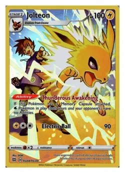 Jolteon TG04/TG30 Brilliant Stars Trainer Gallery Holo Pokemon NM - Image 1