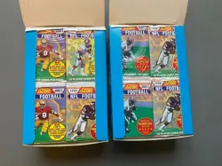 1990 SCORE NFL Football Series 2 - two unopened wax box - 72 sealed packs total - Image 2