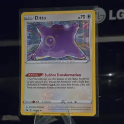 The Pokemon Company Ditto 107/159 Crown Zenith Holo Rare Holo EN 70HP - Image 1