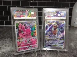 Pokemon 2 Ace Graded 10 Slabs Oriorio Art Rare + Zeraora Vstar Sat Japanese Rare - Image 1