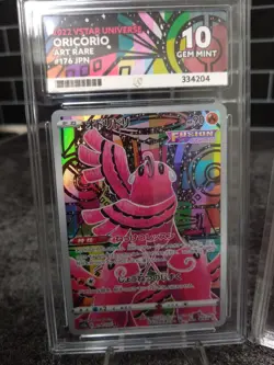 Pokemon 2 Ace Graded 10 Slabs Oriorio Art Rare + Zeraora Vstar Sat Japanese Rare - Image 2