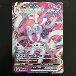Pokemon Company Sylveon VMAX 075/203 Evolving Skies Ultra Rare Full Art Holo - Image 1