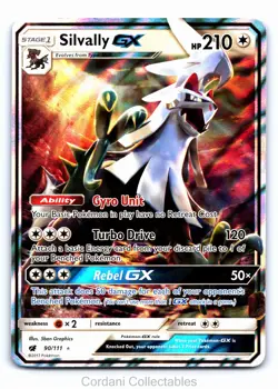 Silvally GX 90/111 - Crimson Invasion - Pokemon Card - Near Mint - Image 1