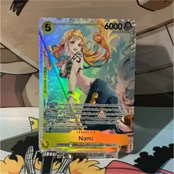 Bandai One Piece TCG Nami EB03-053 Foil Character Card - Image 1