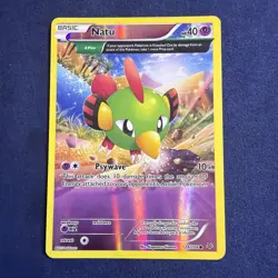 Pokemon TCG Natu Roaring Skies 28/108 Reverse Holo Card MINT Condition - Image 1