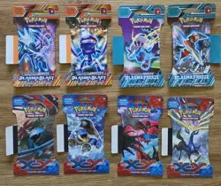 EMPTY POKEMON PLASMA BLAST / FREEZE, XY BASE SLEEVED PACKS, NO PACKS NO CARDS - Image 1