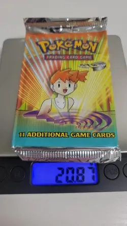 Pokemon Gym Heroes Booster Pack x1 - Factory Sealed 20.87 grams heavy - Image 1