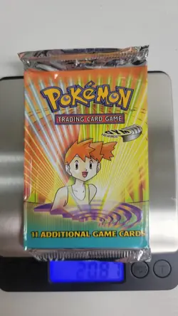 Pokemon Gym Heroes Booster Pack x1 - Factory Sealed 20.87 grams heavy - Image 2