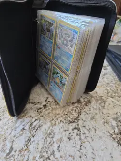 Pokemon Binder Full With Cards Years 2004-2010 Over 150 Cards - Image 1
