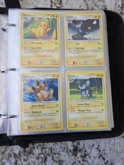 Pokemon Binder Full With Cards Years 2004-2010 Over 150 Cards - Image 4