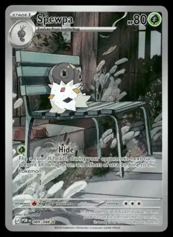 Pokemon Cards Spewpa 089/088 Perfect Order Holo Illustration Rare NM *1 - Image 1